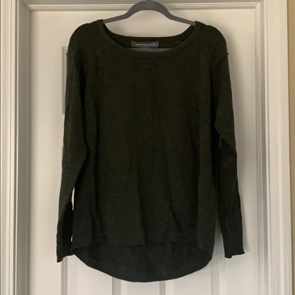 French Connection Dark Green Pullover Sweater
